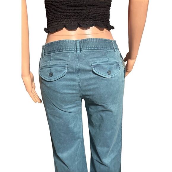 Pulp double yoke mineral blue mid rise flare pants to M - Picture 5 of 5